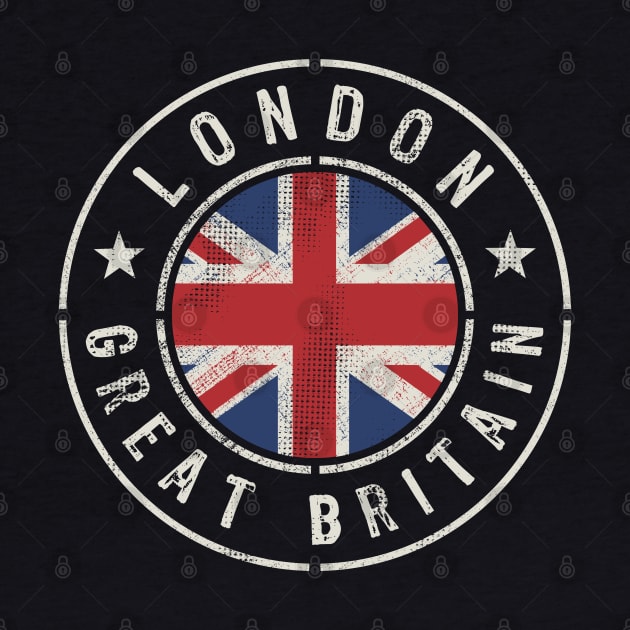 London Great Britain Flag by Designkix